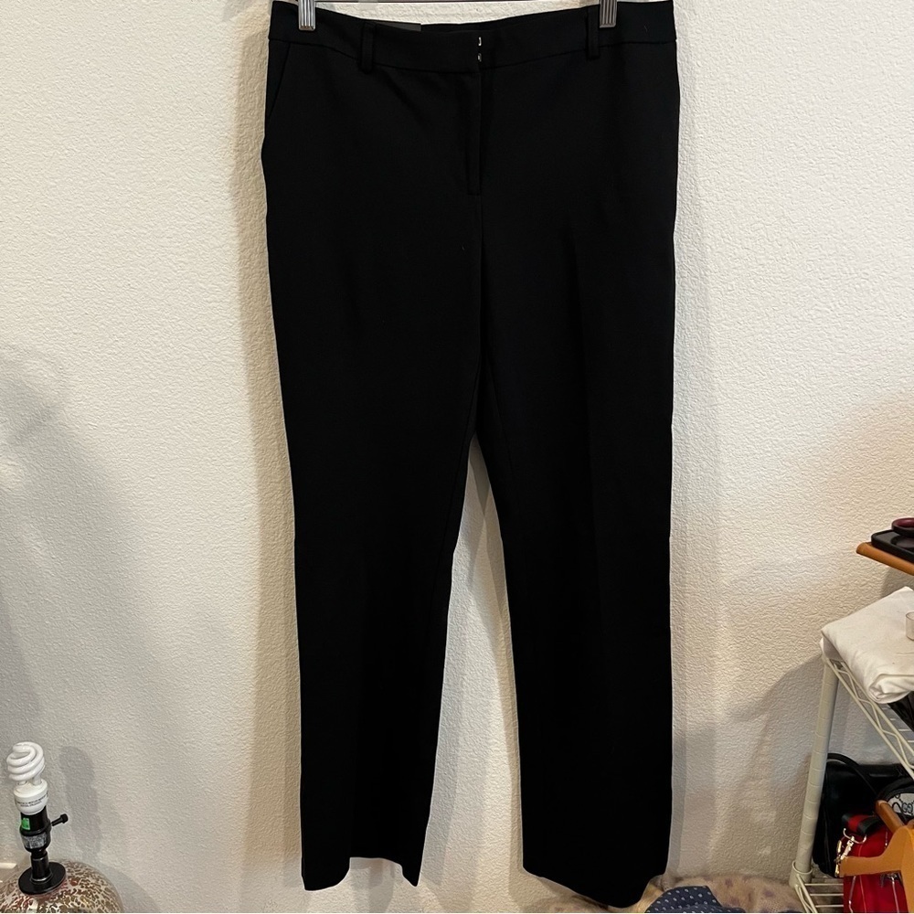 Jones New York Grace Bootleg pants black size 10 new with tag slacks, office